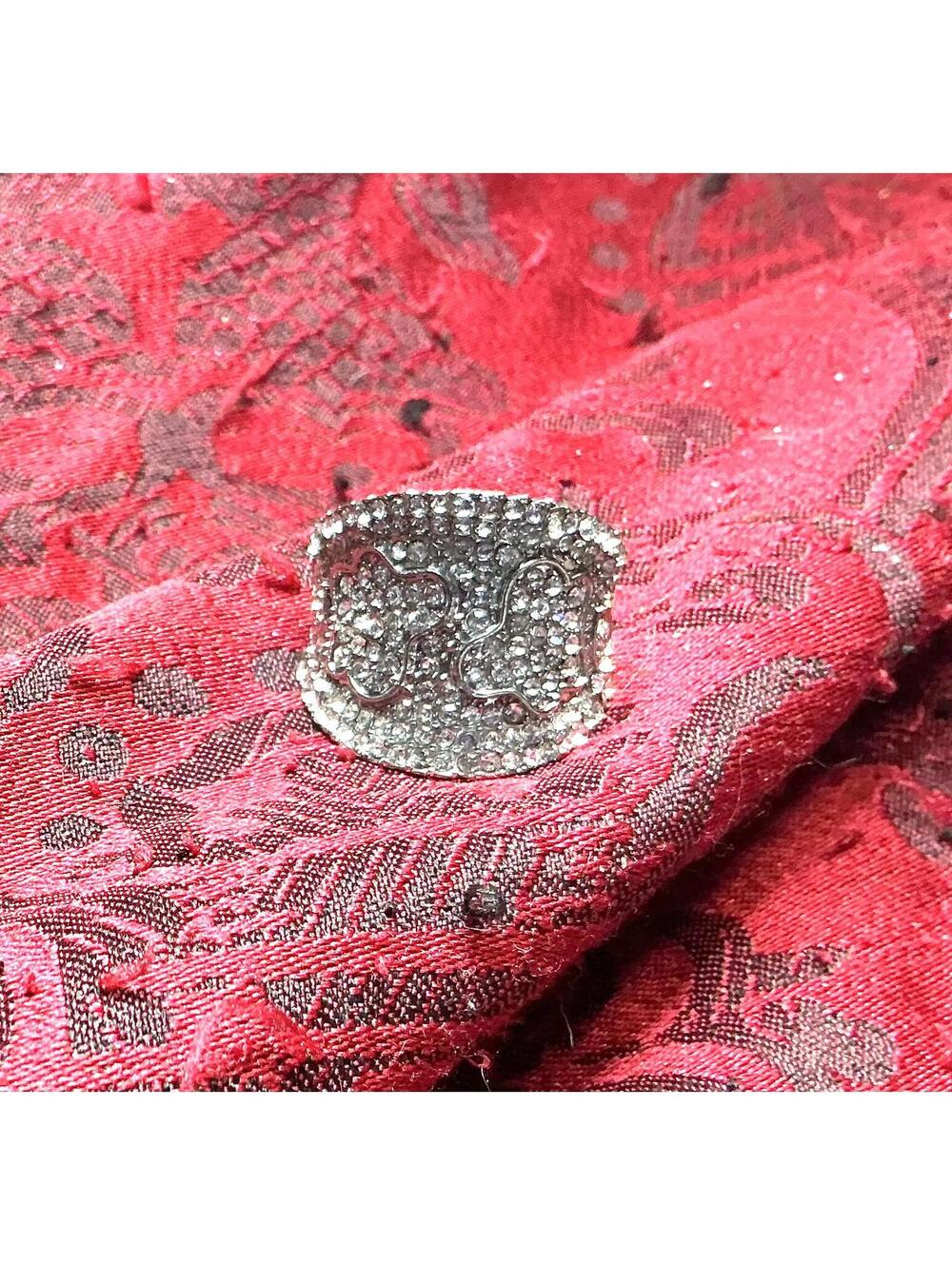 Umbrella Rhinestone Ring